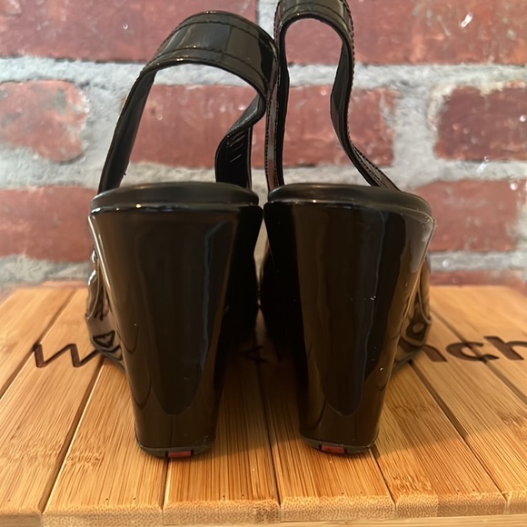 Black Prada wedges. Excellent condition. Barely worn - Picture 2 of 4